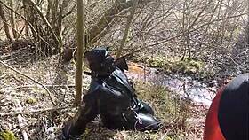 Rich German Femdom in Brutal Outdoor Latex Fetish