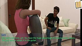 Watch wife and stepmother play a game with big tits?