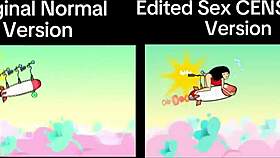 Man, check the difference between Rhythm Heaven Fever original and the censored sex version