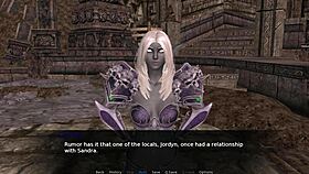 In Last Lustful War, Nastya's ending involves intense anal and blowjob scenes with shemale creampie