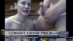 Blonde amateur feels intense pleasure deepthroating monster cock