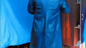 Sissy Crossdresser in Sexy Dress Shows Big Ass White Boy Charm