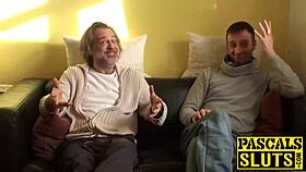 big tits brunette samantha bentley deepthroats a big dick with handcuffs and slaps