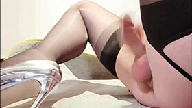 what's hotter than a shemale in corset masturbating like selena does?