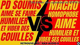 Powerful French hetero master dominates young submissive gay in intense humiliation