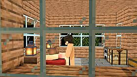 Crush Invites Over After School In Minecraft Animation