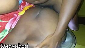 In the early morning, the wild fucking happens with cumshots on big tits and blowjobs