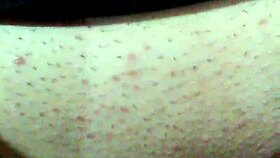 face mask on, black dildo in mouth