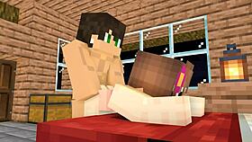 Crush Invites Over After School In Minecraft Animation