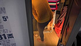 Hot Secretary Teases Big Ass In Tight Jeans With Visible Panty Line