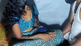 in the indian village, the hot wife gives a homemade foot job while getting fingered and fucked