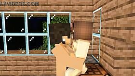 Crush Invites Over After School In Minecraft Animation