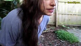 Sexy Indica Jane desperate to pee pissing herself! 😂