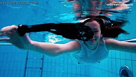 i love this horny teen 18+ getting naked fast underwater showing tight pussy