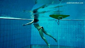 i love this horny teen 18+ getting naked fast underwater showing tight pussy