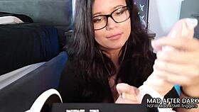 Intense ASMR JOI roleplay with vibrator and handjob instructions.