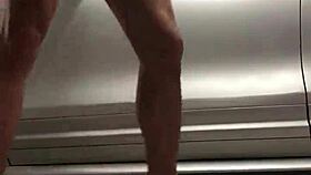 Spying On Gay Gym Action In The Garage?