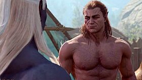 baldurs gate 3 naked playthrough halsin romance gay sex scene no mods