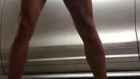 Spying On Gay Gym Action In The Garage?