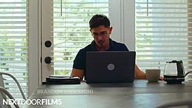 Nextdoorfilms writer with nice cock dominates bratty twink in rough shower.