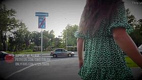 Hell Yeah! Flashing Tits and Upskirt in Public!