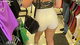 I took my maid to a store, and she shocked me in the dressing room!