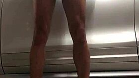 Spying On Gay Gym Action In The Garage?