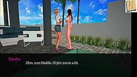 My New Family 12 With Big Tits, Teen 18+, Erotic Cartoon Game, Big Ass, Redhead, Anime, Hentai, Tits