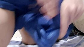 she gently caresses my asian cock with soft hands