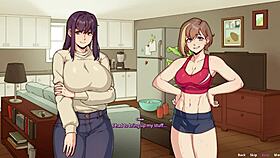 big boobs futa enjoys hentai gameplay with bestie