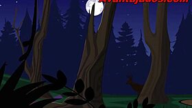 Cartoon gay pervertido da floresta