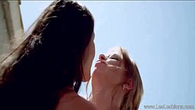 Spying On Lusty Outdoor Lesbian Babes