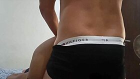 masked wife grinding with regular partner in reality show