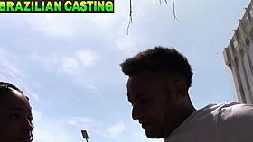 I met this brunette babe on the street, she sucked my monster cock, then he fucked my big pussy and ass