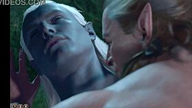 baldurs gate 3 naked playthrough halsin romance gay sex scene no mods