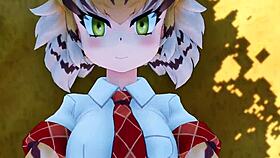 Bengaru Tora Kemono Friends Anime Fuck