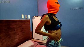 Masked Stepsister Teases