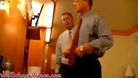 Hung guys eric and joe are eager to trade blowjobs in bed