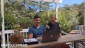 Nextdoorfilms writer with nice cock dominates bratty twink in rough shower.