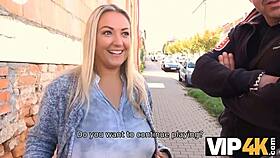 Old Man Picks Up Chubby Woman With Big Natural Tits And Fucks Her While Boyfriend Watches.