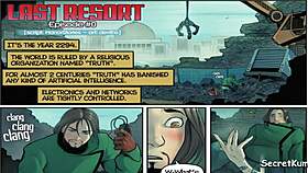 Last resort advanced robot sex dolls in blonde threesome with big cock