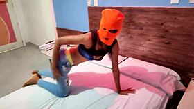 Masked Stepsister Teases