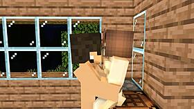 Crush Invites Over After School In Minecraft Animation