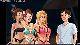 Kinky Girlfriend Shares Big Dick Boyfriend with BFF on Beach!