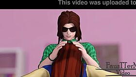 Erica completely loses her shame in 3d hentai