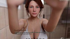 Dude Enjoys Close-Up Nipple Play in 3D Hentai Game