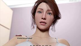 Dude Enjoys Close-Up Nipple Play in 3D Hentai Game