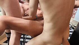 Santa Reunites Horny Guys In Orgy For Bareback Gangbang