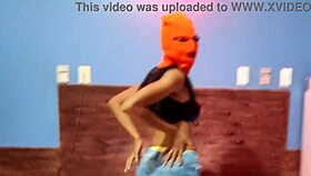 Masked Stepsister Teases