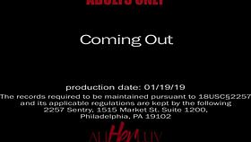 Blonde and brunette lesbians trib and masturbate in coming out sneak peek!